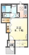 仮）スターテラスⅡ　瀬戸町下 1Kの間取り