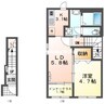 仮）スターテラスⅡ　瀬戸町下 1LDKの間取り