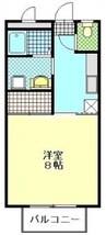 イーストリバー268　Ｂ 1Kの間取り