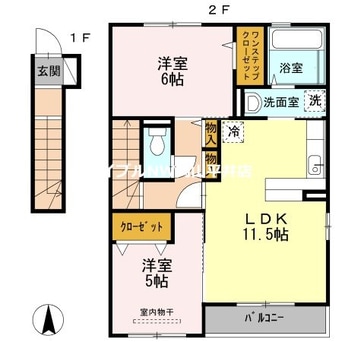 間取図 ルラシオンＢ棟