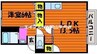 ラムセス 1LDKの間取り