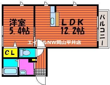 間取り図 シャーメゾンセシリエール　Ａ棟