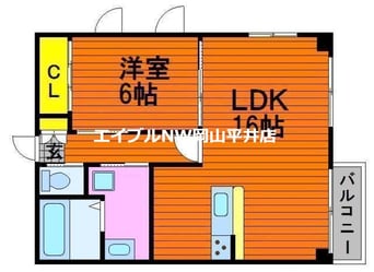 間取図 カネツグマンション