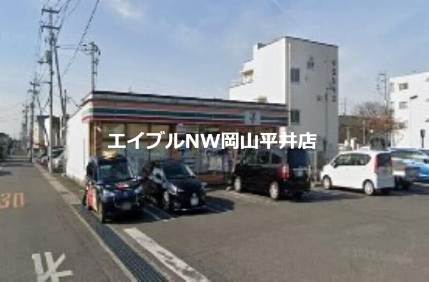 セブンイレブン岡山西大寺駅前店(コンビニ)まで176m クレールコート