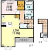 ステラ 1LDKの間取り