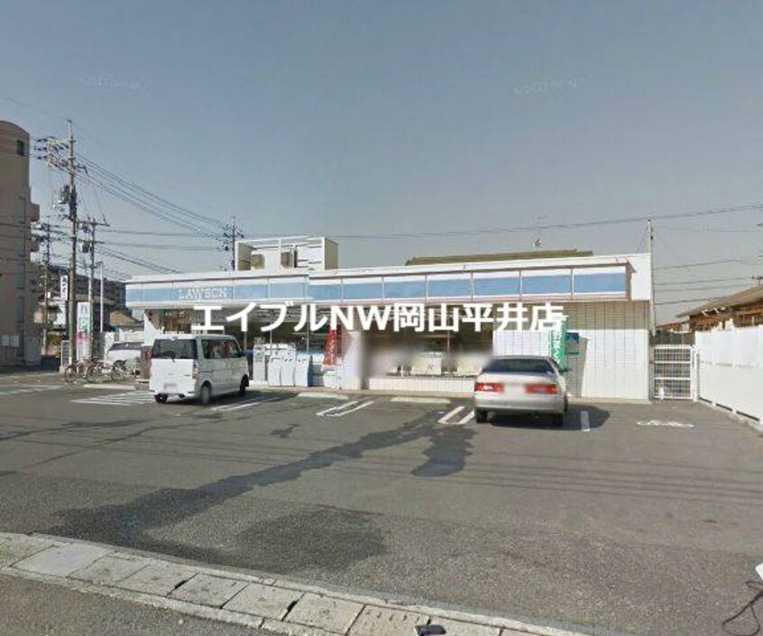 ローソン岡山藤原西町店(コンビニ)まで759m フロンティア　B棟