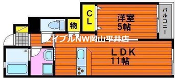 間取図 プライム高島駅前