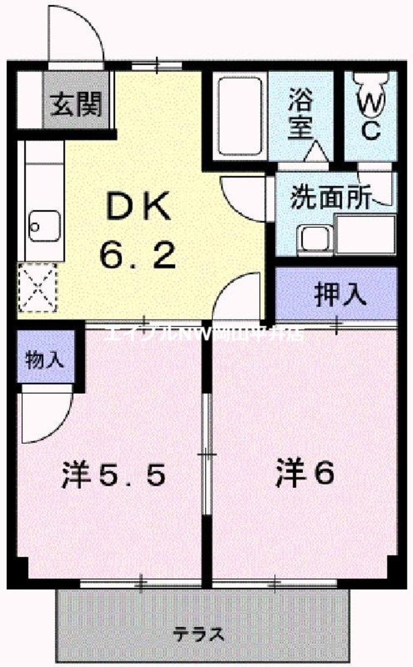 間取図 サンシティ臼井Ａ