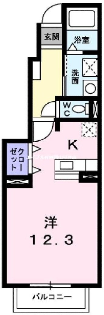 間取図 ノーブル飛鳥Ｂ