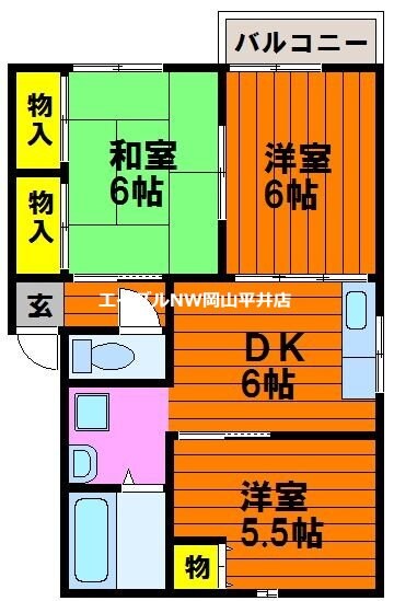 間取り図 ハイツオアシス