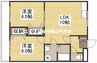 石井マンション 2LDKの間取り