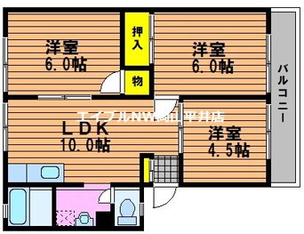 間取図 サンヴィレッジ桜B