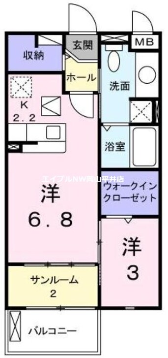 間取図 アラン　コート