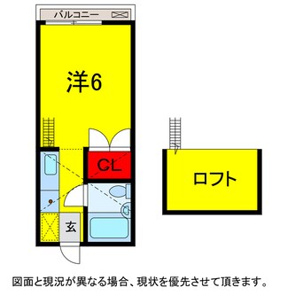 間取図 総武本線/四街道駅 徒歩15分 2階 築38年