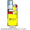 総武本線/四街道駅 徒歩5分 2階 築17年 1Kの間取り