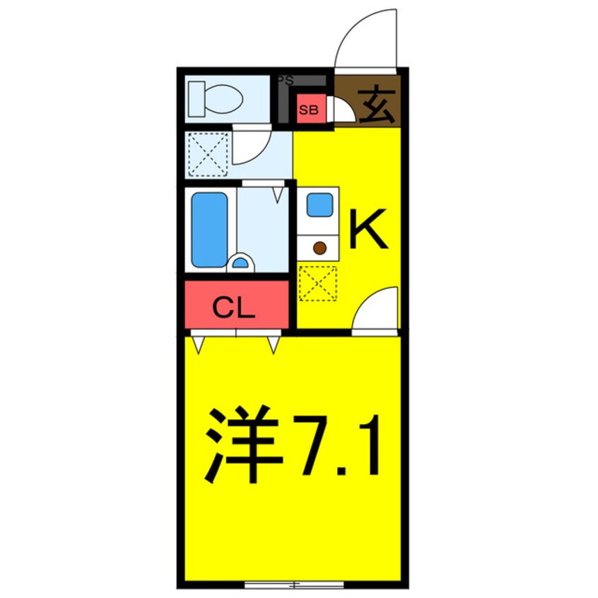 間取図 総武本線/四街道駅 徒歩15分 2階 築20年