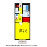 総武本線/四街道駅 徒歩7分 2階 築17年 1Kの間取り