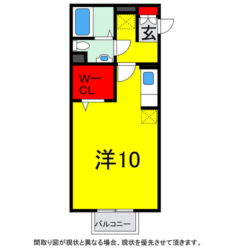 間取図 総武本線/四街道駅 バス7分栗山下車:停歩1分 1階 築17年