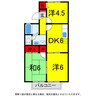 総武本線/四街道駅 バス:10分:停歩3分 2階 築33年 3DKの間取り