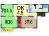 総武本線/四街道駅 徒歩25分 2階 築33年 3DKの間取り