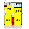 総武本線/四街道駅 徒歩15分 1階 築35年 3DKの間取り