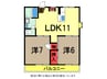 総武本線/四街道駅 徒歩15分 1階 築35年 2LDKの間取り