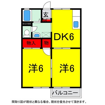 間取図 総武本線/四街道駅 徒歩8分 1階 築29年