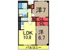 総武本線/四街道駅 徒歩17分 2階 築30年 2LDKの間取り