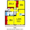 総武本線/四街道駅 徒歩17分 1階 築15年 3LDKの間取り