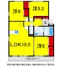 総武本線/四街道駅 徒歩17分 1階 築16年 3LDKの間取り
