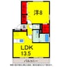 総武本線/四街道駅 徒歩17分 2階 築15年 1LDKの間取り