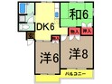 ニューエリールの間取図