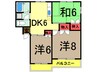総武線/稲毛駅 バス:16分:停歩6分 2階 築32年 3DKの間取り