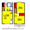 総武本線/四街道駅 徒歩25分 1-2階 築33年 2LDKの間取り