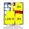 総武本線/四街道駅 徒歩25分 1階 築19年 2LDKの間取り