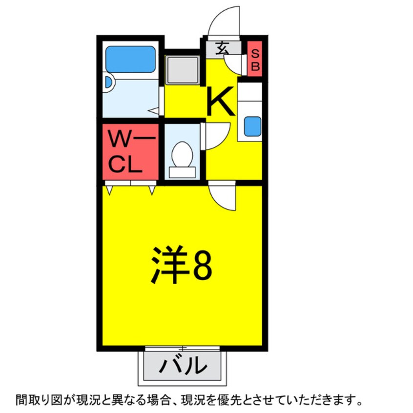 間取図 総武本線/四街道駅 徒歩10分 1階 築22年