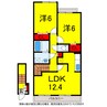 総武本線/四街道駅 徒歩15分 2階 築15年 2LDKの間取り