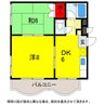 総武本線/佐倉駅 徒歩5分 2階 築31年 2DKの間取り