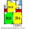 総武本線/物井駅 徒歩22分 1階 築33年 2DKの間取り