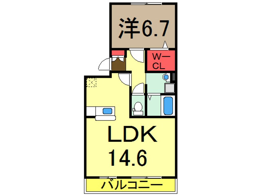 間取図 総武本線/四街道駅 徒歩8分 2階 築13年