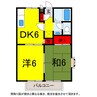 総武本線/佐倉駅 徒歩6分 2階 築29年 2DKの間取り