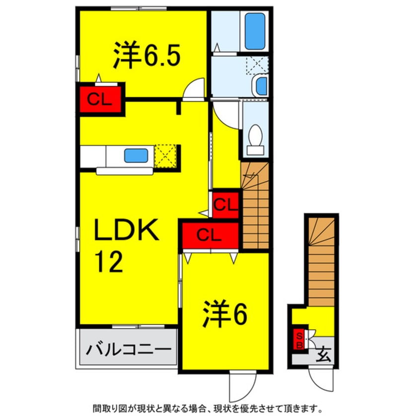 間取図 総武本線/四街道駅 徒歩17分 2階 築18年