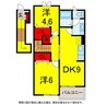 総武本線/四街道駅 バス:17分:停歩2分 2階 築21年 2DKの間取り