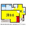 総武本線/四街道駅 徒歩5分 1階 築12年 1Kの間取り