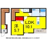 総武本線/四街道駅 徒歩5分 2階 築12年 1LDKの間取り