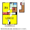 総武本線/四街道駅 徒歩18分 2階 築13年 1LDKの間取り