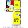 総武本線/都賀駅 徒歩12分 1階 築13年 1LDKの間取り