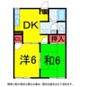 総武本線/物井駅 徒歩11分 1階 築30年 2DKの間取り