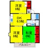 総武本線/四街道駅 徒歩10分 2階 築32年 3DKの間取り