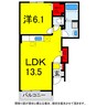 総武本線/四街道駅 バス:15分:停歩1分 1階 築12年 1LDKの間取り